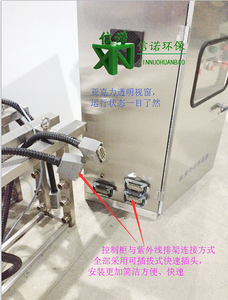 日處理15000噸污水 明渠式 框架式紫外線殺菌設(shè)備 一級B標(biāo)準(zhǔn) 現(xiàn)場安裝成功案例